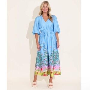 NWT Alden Adair Lizzie Dress in the Promenade print size S